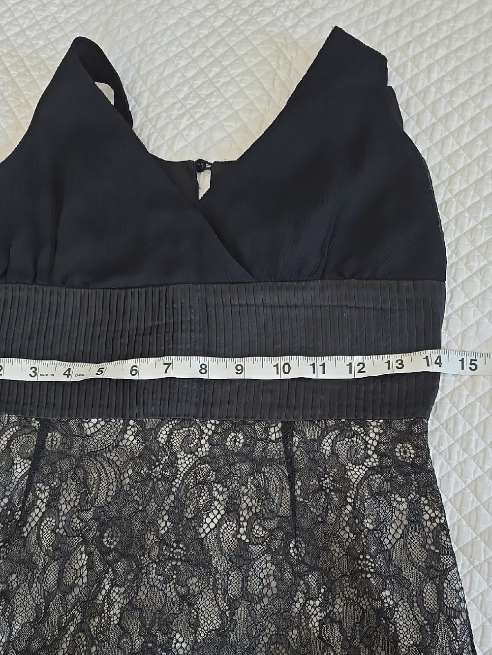 Moulinette Soeurs by Anthropologie Black Silk Lace Dress Size 4 - Picture 10 of 16